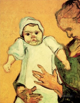 Madre Roulin con su bebé 2 Vincent van Gogh Pinturas al óleo